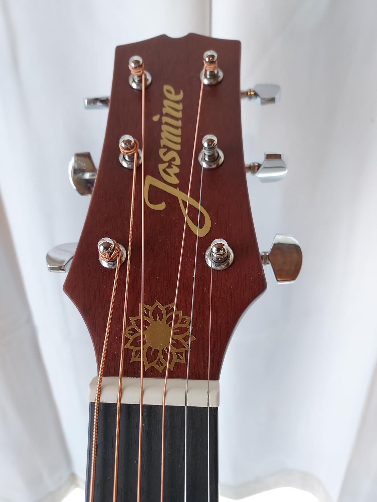 Jasmine S35 Dreadnought Acoustic Guitar Strings 6, Rosewood Fingerboard, Advanced X Bracing – Full-Size Guitar for Beginners & Others – Natural Finish, Right - Customer Photo 2