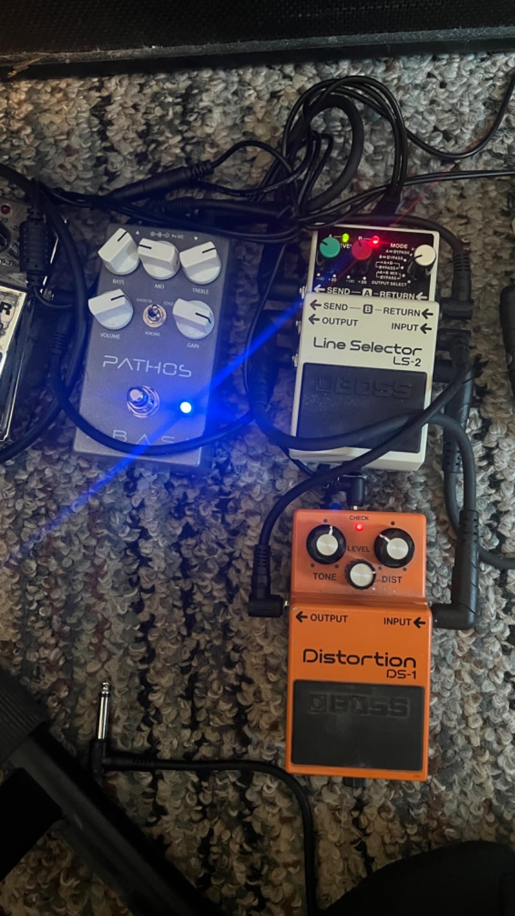 BOSS LS-2 Line Selector/Power Supply Guitar Pedal (LS-2) - Customer Photo 1