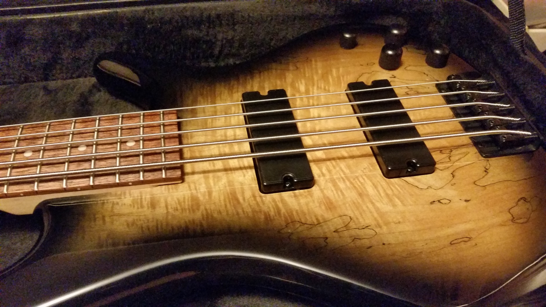 Ibanez GSR205BWNF GIO 5-String Bass Guitar - Walnut Flat Customer Review Ibanez GSR205BWNF GIO 5-String Bass Guitar - Walnut Flat - Customer Photo 1