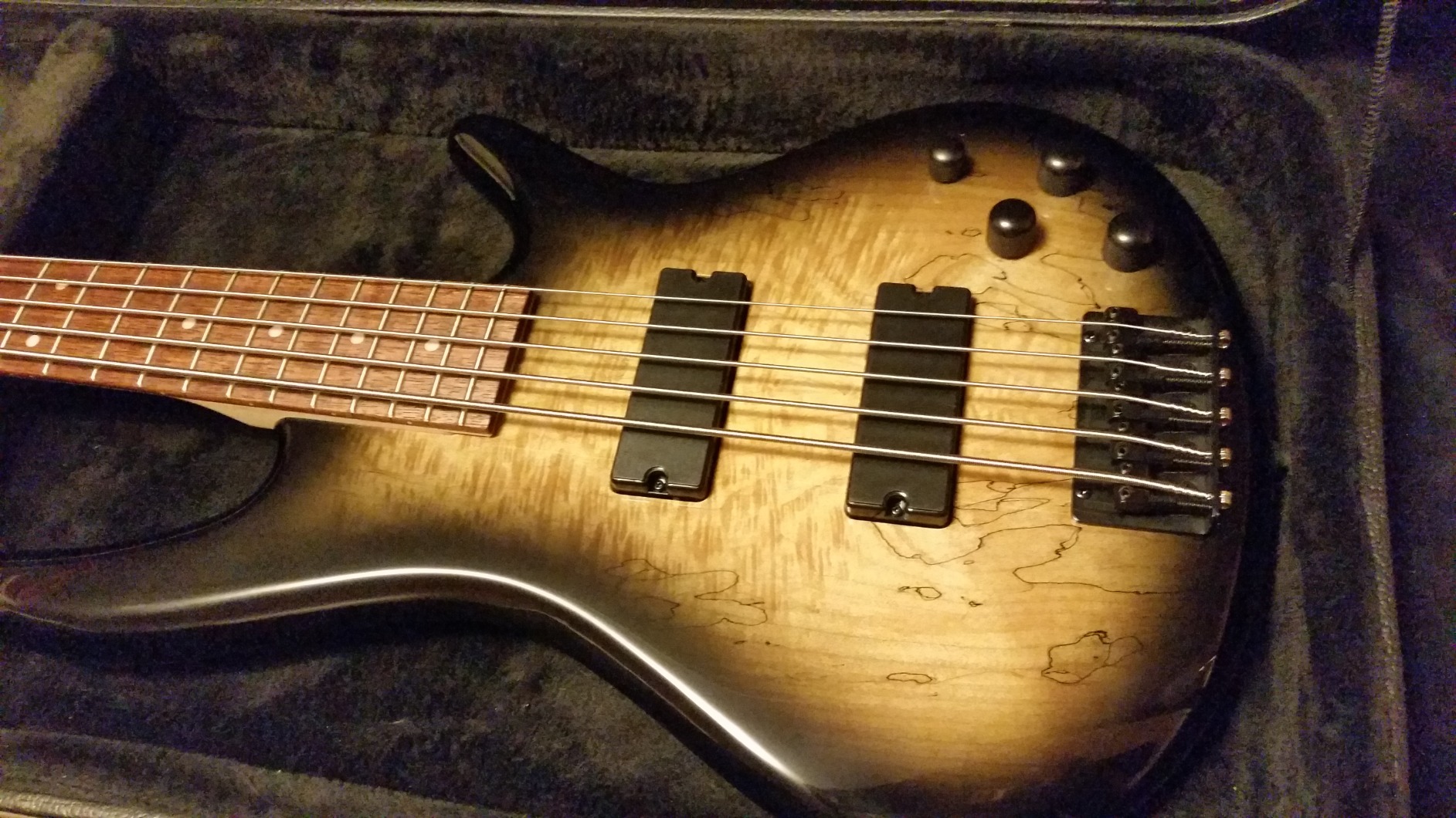 Ibanez GSR205BWNF GIO 5-String Bass Guitar - Walnut Flat Customer Review Ibanez GSR205BWNF GIO 5-String Bass Guitar - Walnut Flat - Customer Photo 2