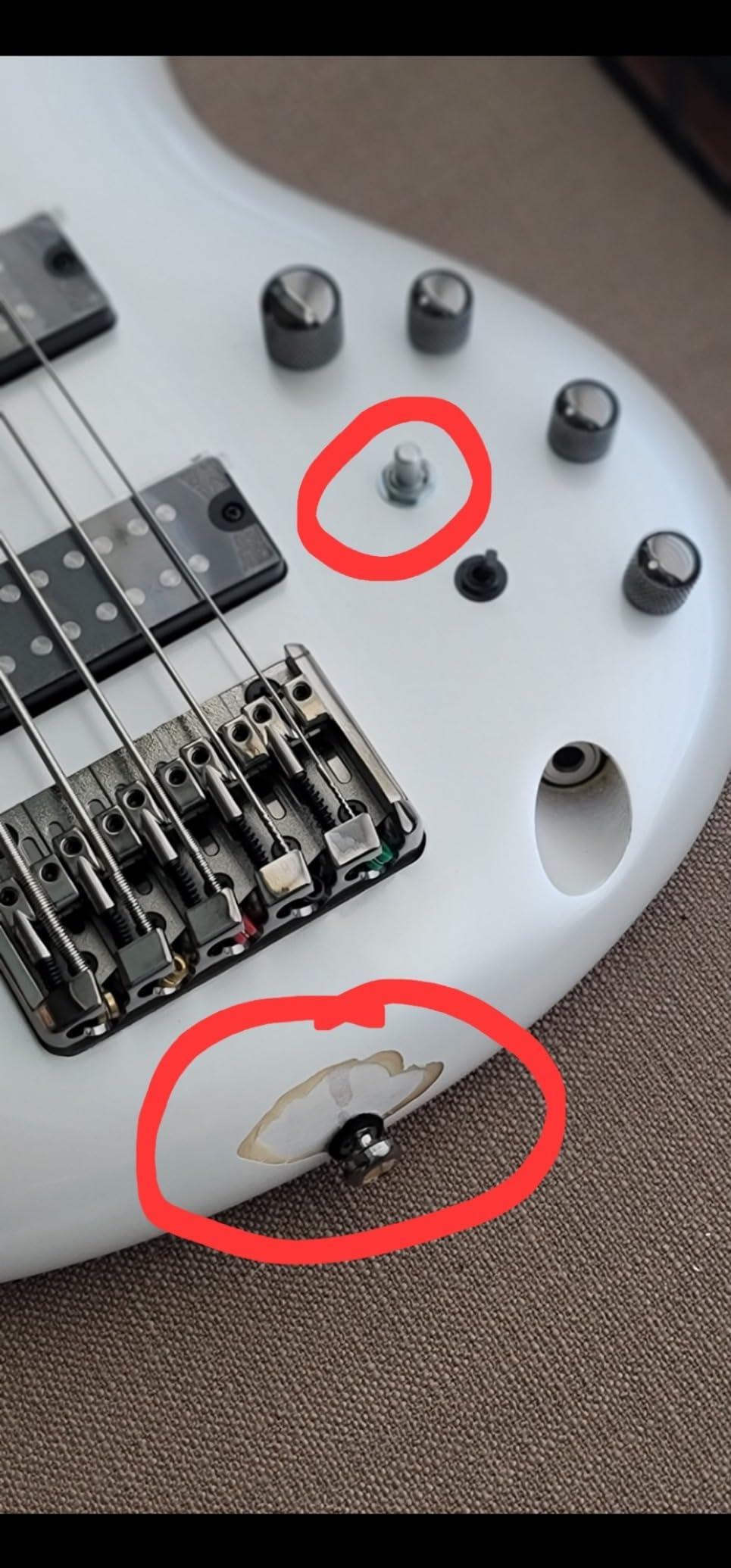 Ibanez SR305E - Pearl White Customer Review Ibanez SR305E - Pearl White - Customer Photo 1
