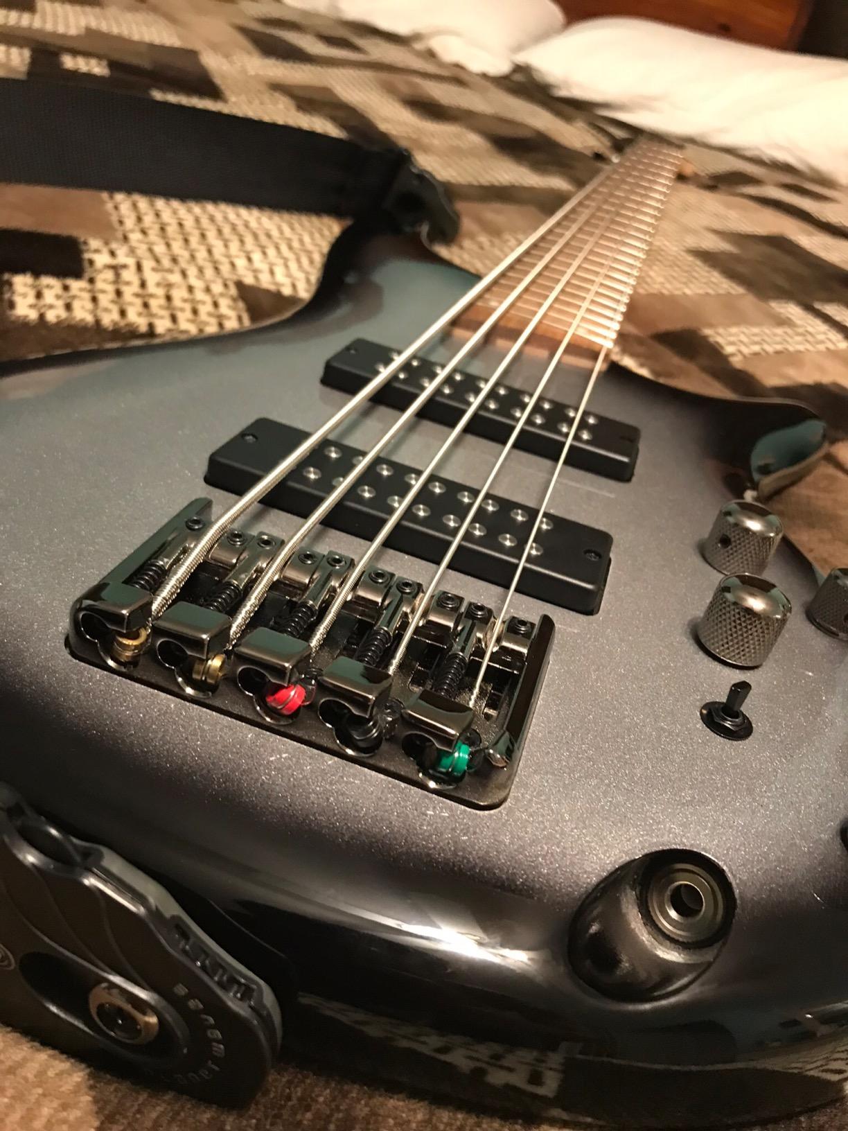 Ibanez Standard SR305E 5-string Bass Guitar - Metallic Silver Sunburst Customer Review Ibanez Standard SR305E 5-string Bass Guitar - Metallic Silver Sunburst - Customer Photo 2