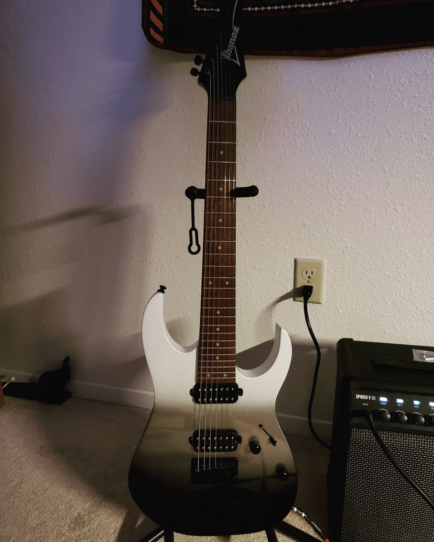 Ibanez RG7421 7-String - Pearl Black Fade Metallic - Customer Photo 1