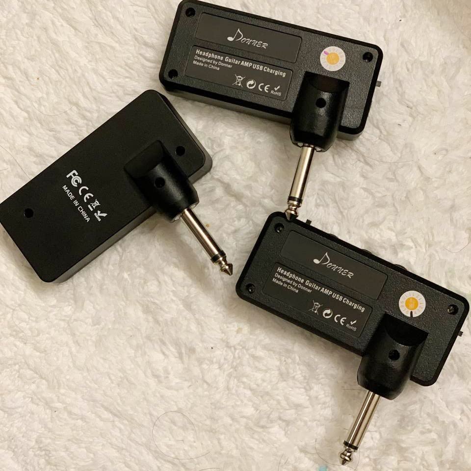 Donner Bass Guitar Headphone Amp Basement USB Rechargeable Mini Portable Bass Headphone Amplifier for Bass Guitar - Customer Photo 2
