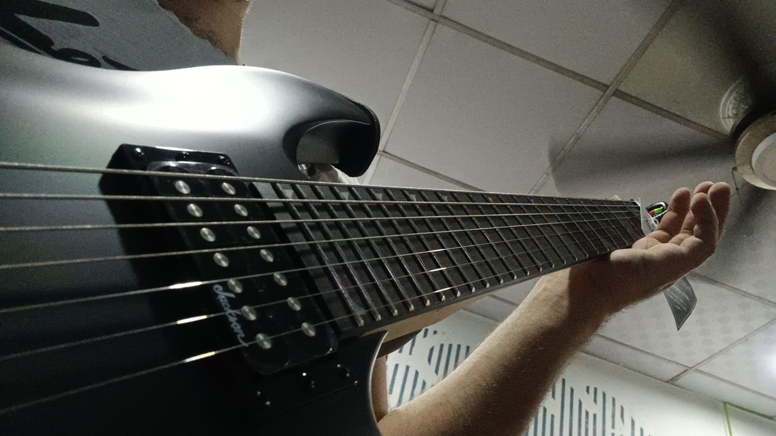 Jackson JS22-7 Dinky 7-string Electric Guitar - Satin Black - Customer Photo 1