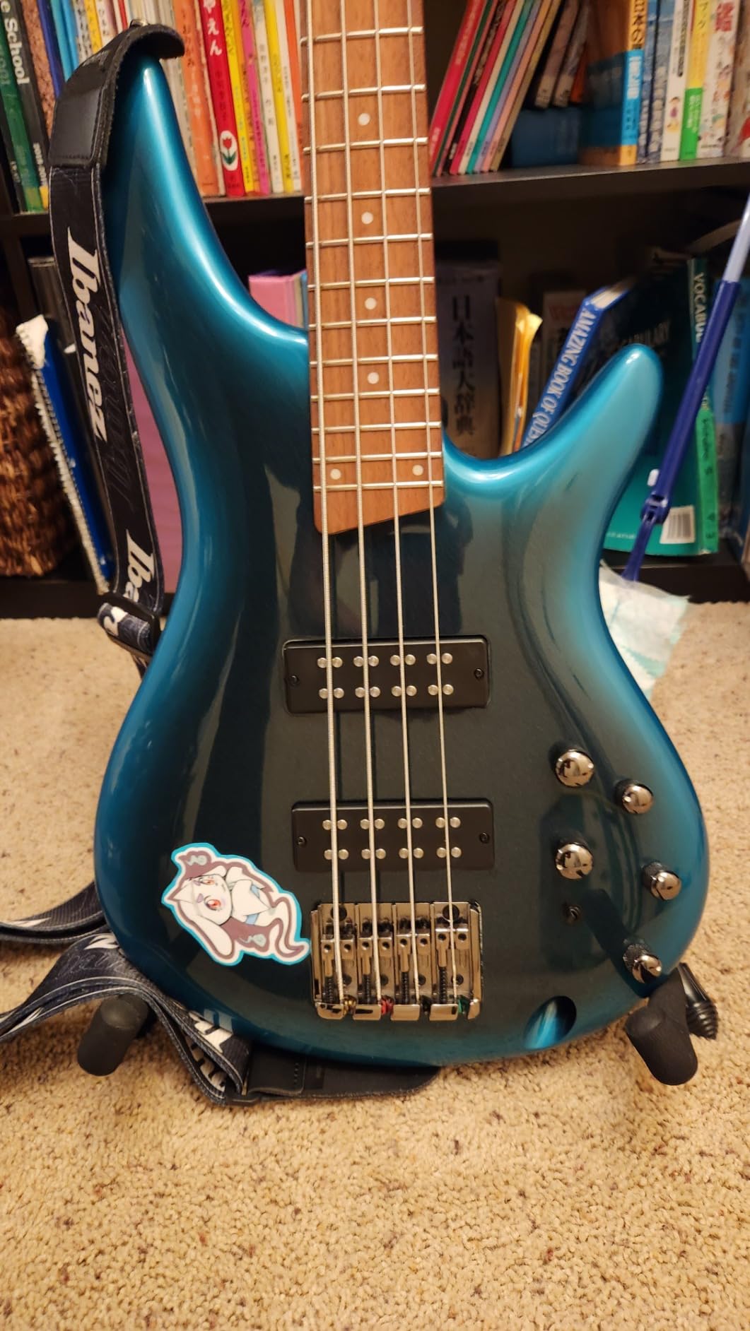 Ibanez Standard SR300E Bass Guitar - Cerulean Aura Burst - Customer Photo 1