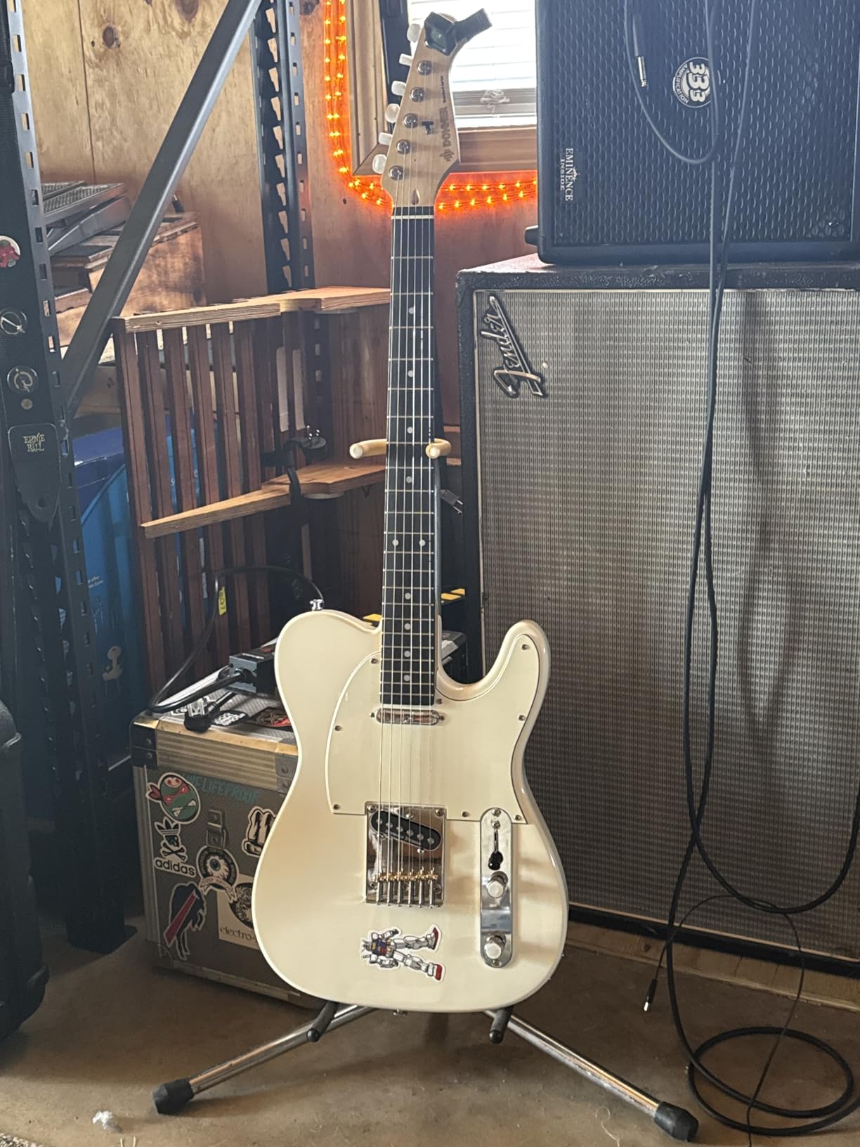 Donner 39 Inch Jazz Electric Guitar TL Thinline F Hole Beginner Full Size Hollow Guitar - Customer Photo 1