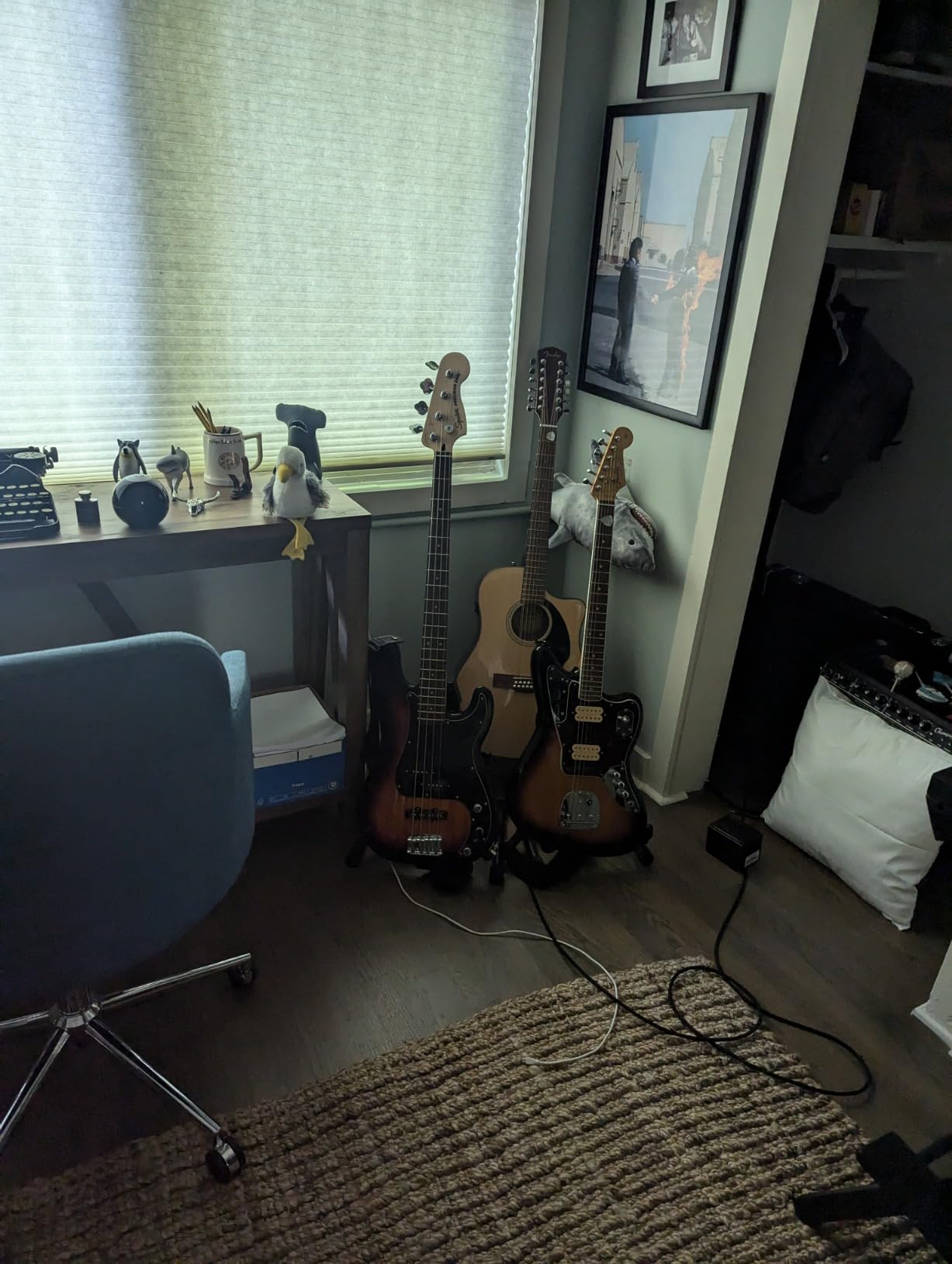 Squier Affinity Series Precision Bass Pack, 3-Color Sunburst, Laurel Fingerboard, with Gig Bag and Rumble 15 Amp - Customer Photo 1