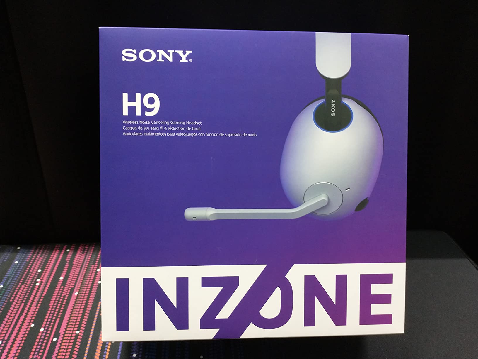 Sony INZONE H9 Gaming Headset, Wireless Noise Canceling Bluetooth Headset with Microphone, 360 Spatial Sound, for PC and PS5 (WH-G900N), Black - Customer Photo 1