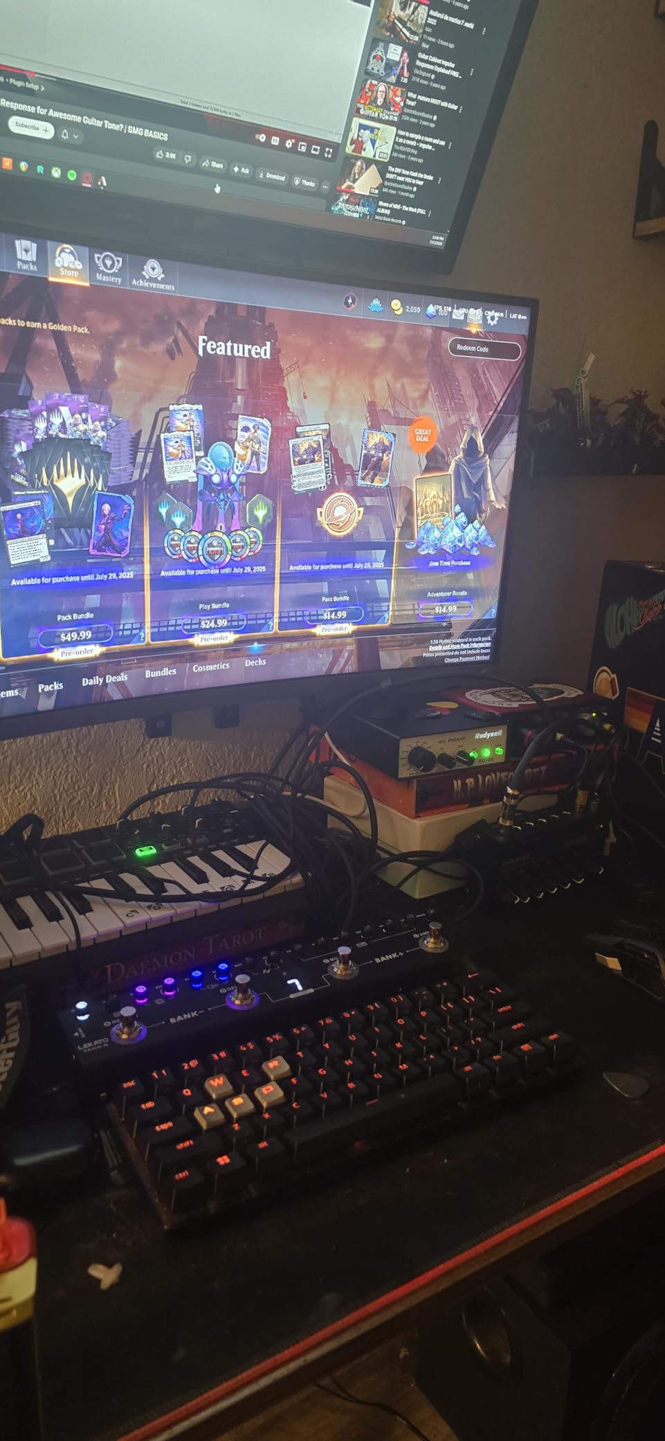 LEKATO Bass Multi Effects Pedal, Bass Effects Pedal with 36 Presets, Editable 4 Modules, Amp, Compressor, Mod, Space, Reverb, IR CAB, Tuner, BT Connection, Music Recording - Customer Photo 2