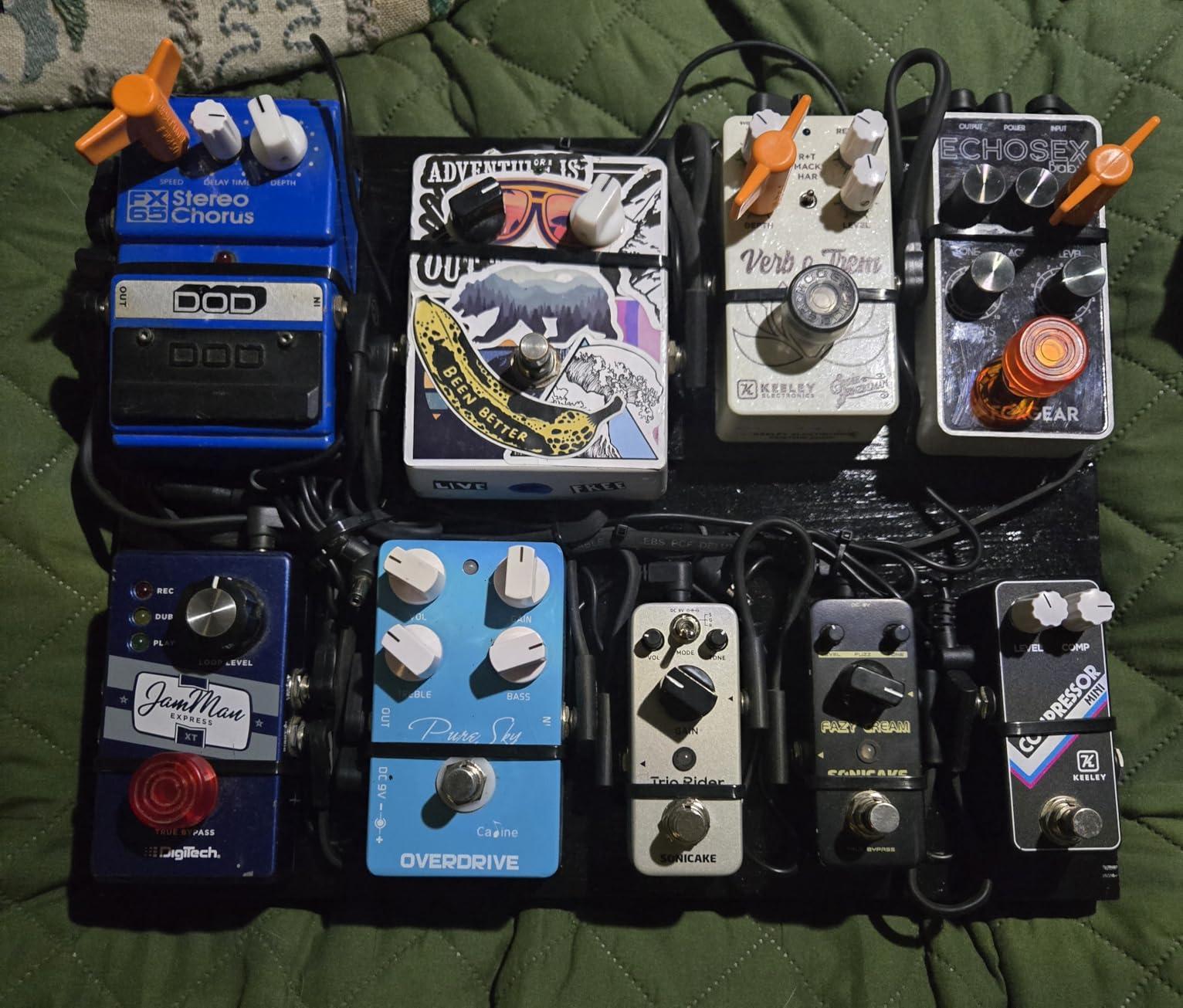 SONICAKE ABY Guitar Pedal, Mini AB Switcher with Buffer Switch, Ab Box Line Selector Guitar Effects Pedal, True Bypass - Buffer ABY - Customer Photo 1